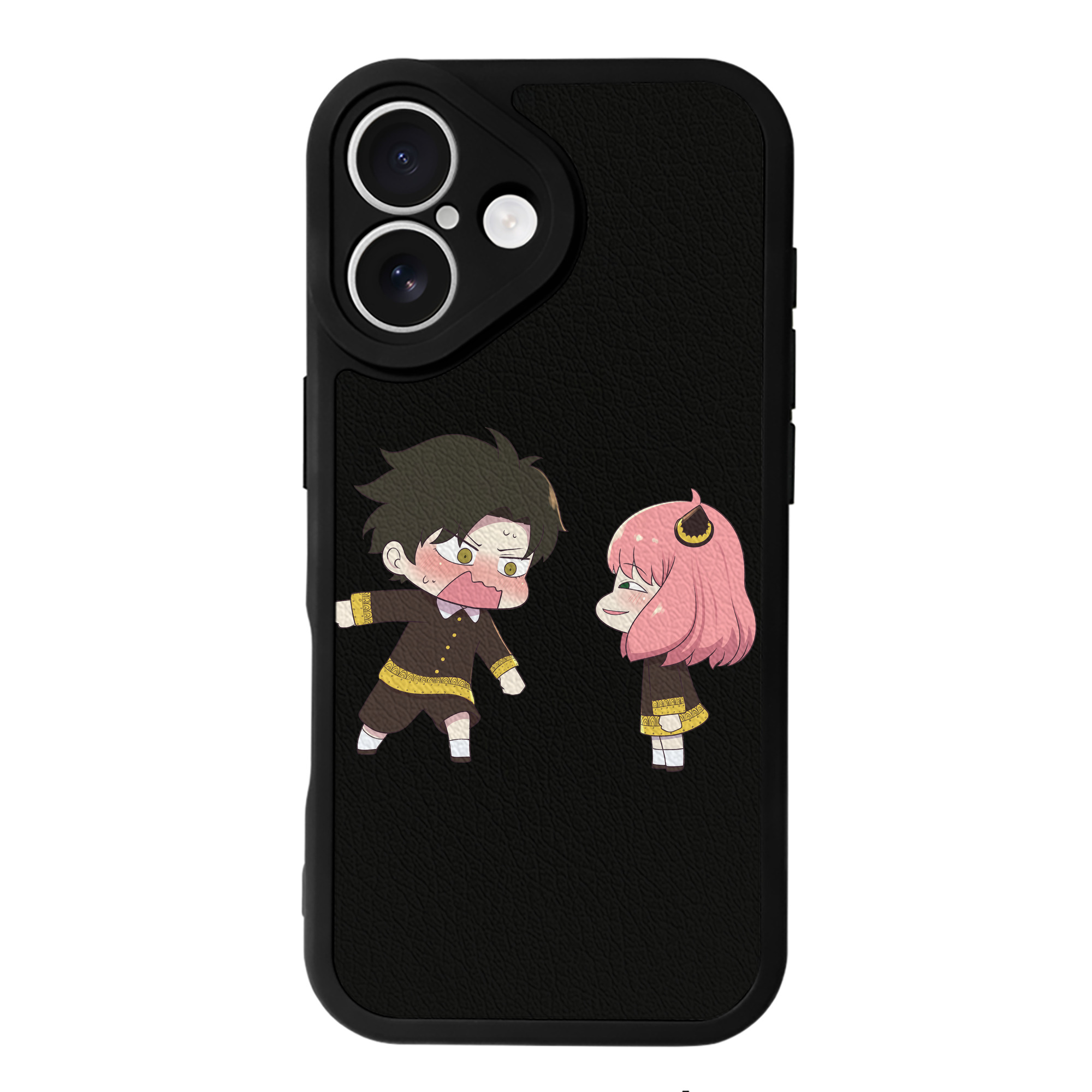 （画像用） SPY×FAMILY间谍家家酒 【iPhone 16シリーズ対応】シリコンスマホケース（レザー調） 材質：シリコン